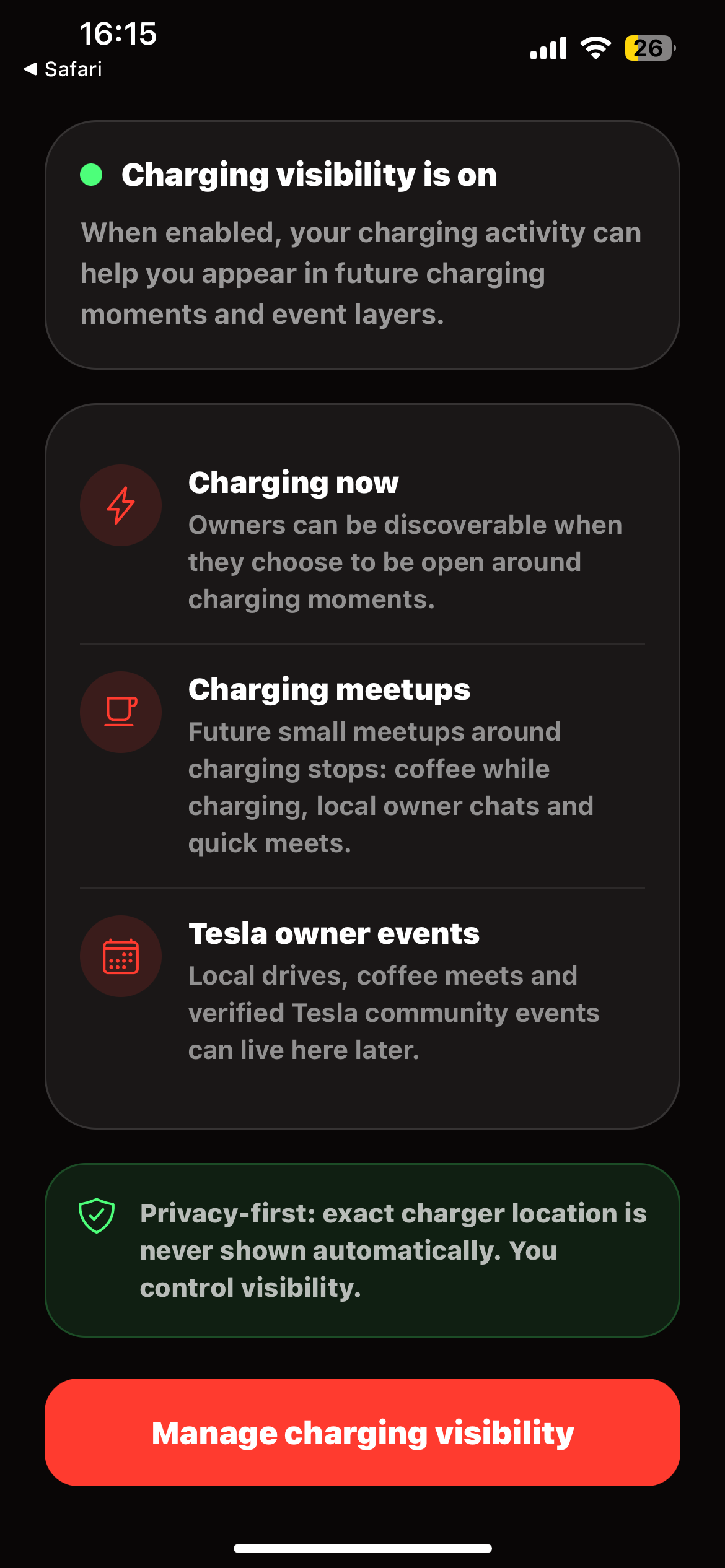 Charging Activity